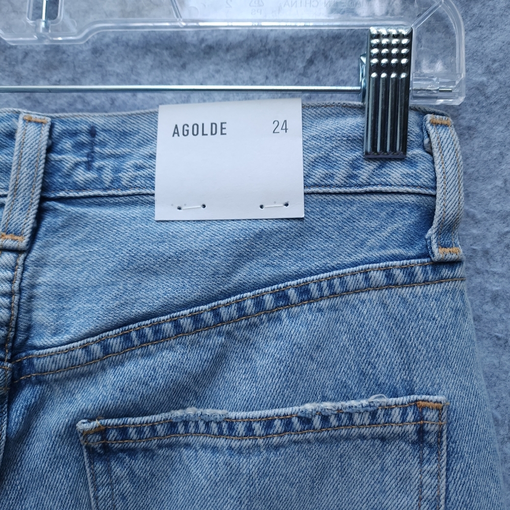 AGOLDE Criss Cross Upsized Boyfriend Jeans In Suburbia - Picture 8 of 12